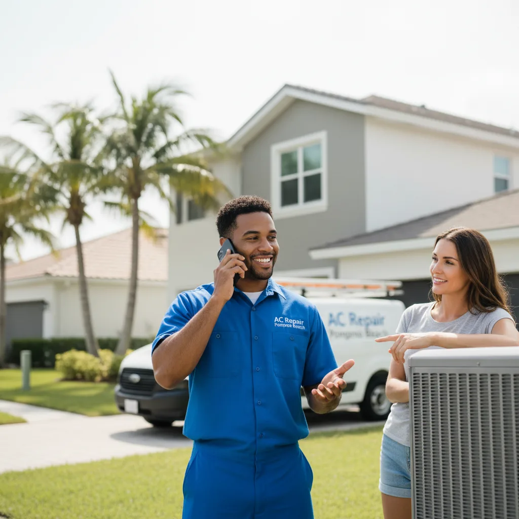 AC Repair Pompano Beach customer support in Elmont